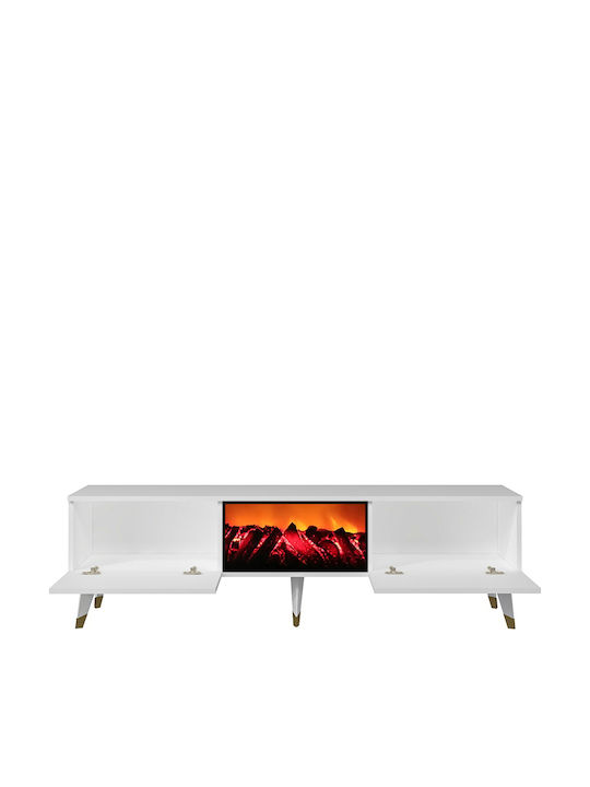 TV-Ständer Blau M150xP30xH46cm SteweHome