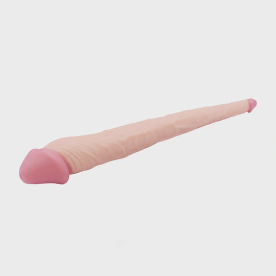 Ρεαλιστικό Διπλό Ομοίωμα Πέους Natural 36 Cm