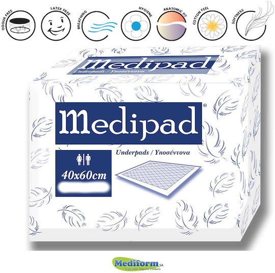 Mediform Incontinence Underpads 40x60cm 40pcs