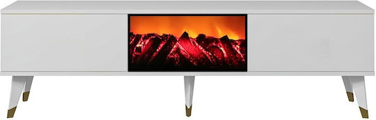 Stand TV De Podea Albastru 150x30x46 cm
