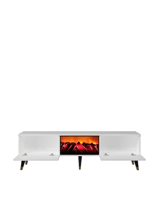 Stand TV Albastru L150xA30xÎ46cm
