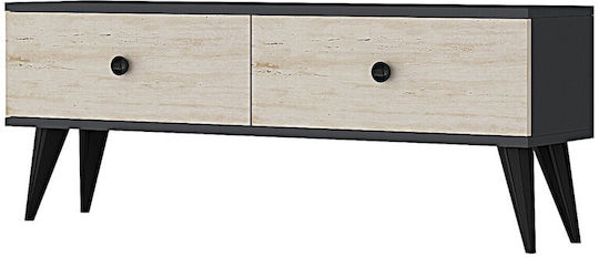Έπιπλο TV Επιδαπέδιο Μαύρο 120x30x41εκ.