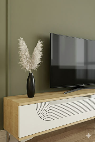 Έπιπλο TV Επιδαπέδιο Χρυσό 180x30x41εκ. Έπιπλο TV Επιδαπέδιο Χρυσό 180x30x41εκ.