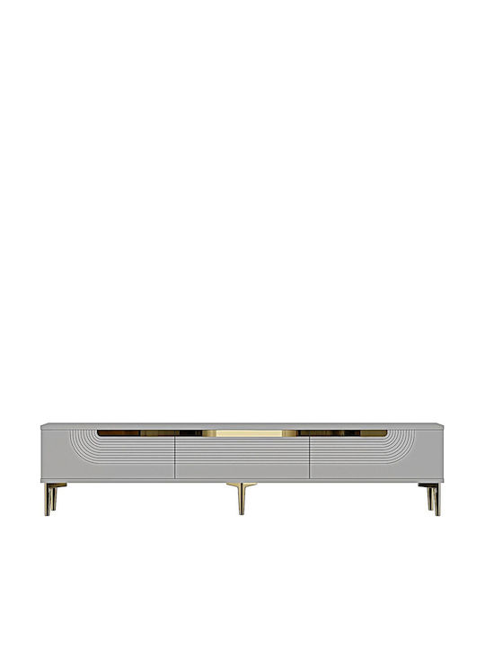 Έπιπλο Τηλεόρασης Χρυσό Μ180xΠ30xΥ41cm