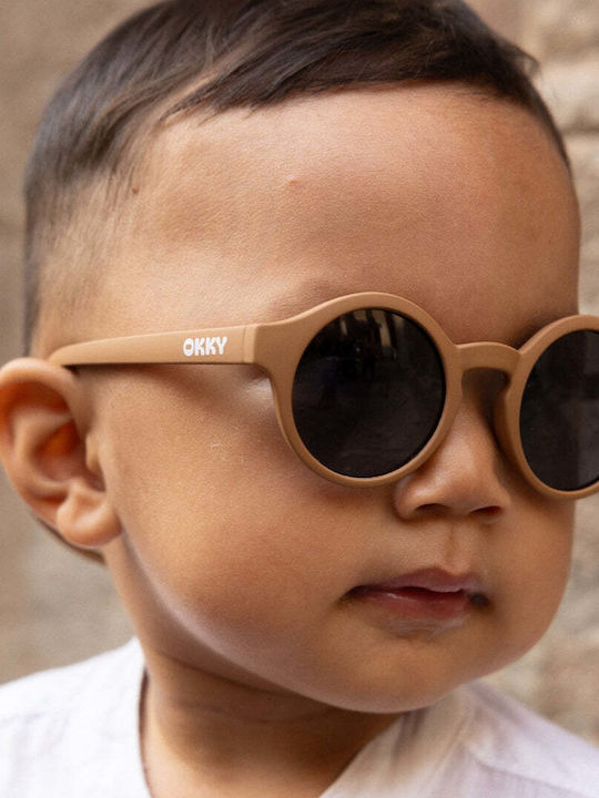 Okky Polarized Orange Kids Sunglasses For 1-3 Years