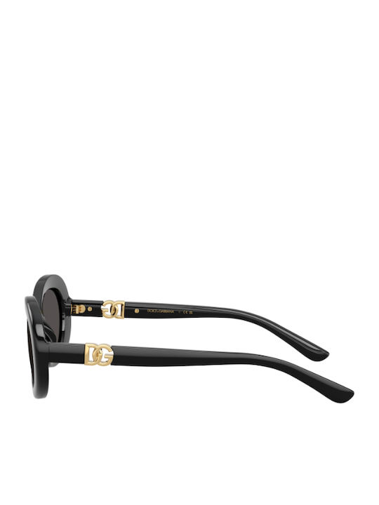 Dolce & Gabbana Oval Kids Sunglasses Black