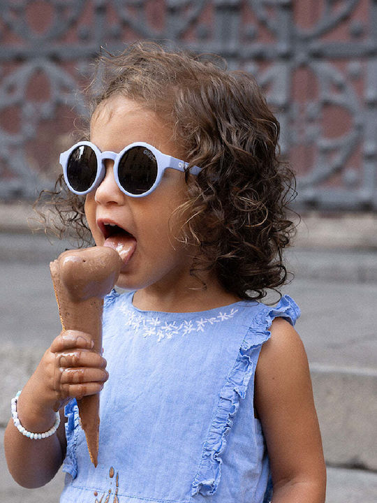 Okky Round Baby Kids Sunglasses with Polarized Blue Lens