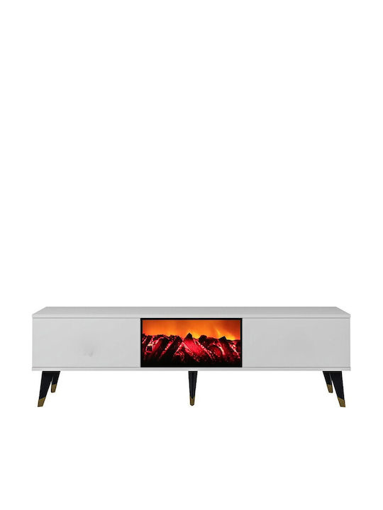 Έπιπλο Τηλεόρασης Συνθετικό Ξύλο Μ150xΠ30xΥ46cm