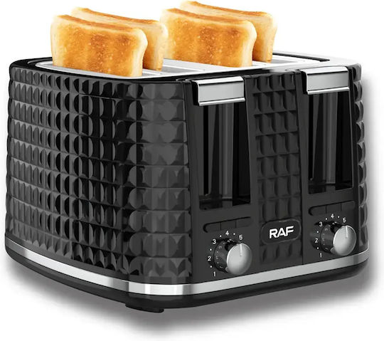 Costos Toaster 4 Slots 1300W Black