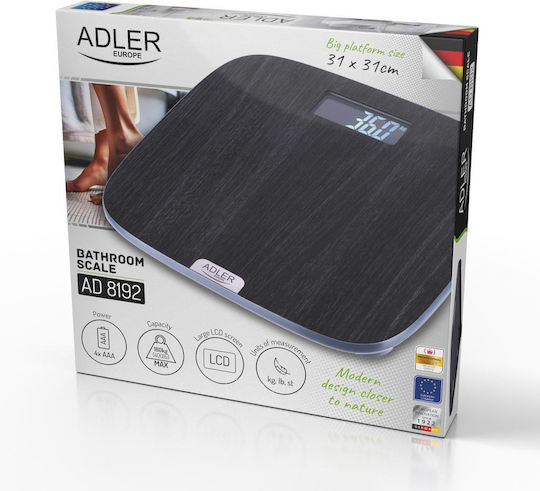 Adler Ψηφιακή Ζυγαριά 180kg Γκρι AD 8192