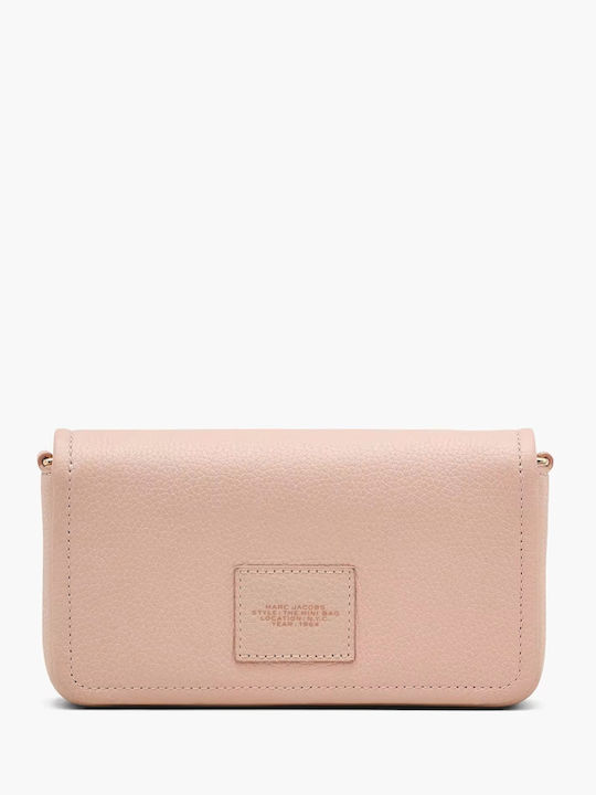Leather Women's Crossbody Bag Pink