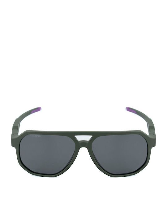 Philipp Plein Men's Sunglasses with Green Frame with Polarized Lens SSP014-61J97P