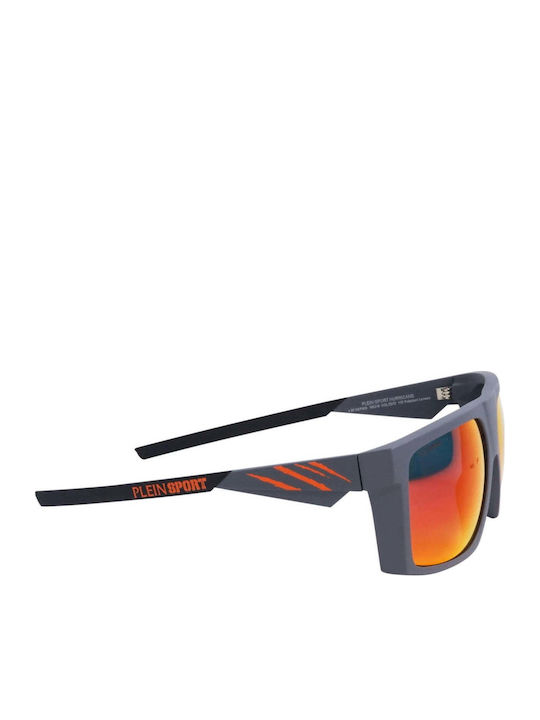 Philipp Plein Ανδρικά Γυαλιά Ηλίου με Γκρι Σκελετό SSP009-58507Z