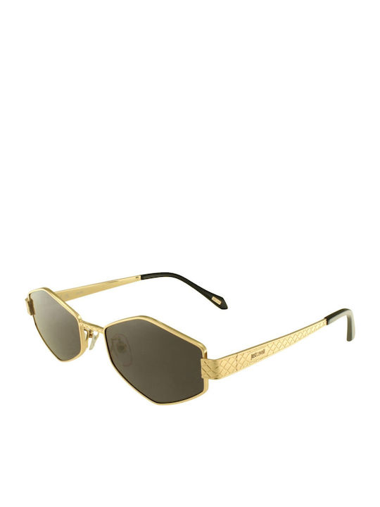 Just Cavalli Unisex Sunglasses with Gold Metallic Frame and Gold Lens JC180 0300