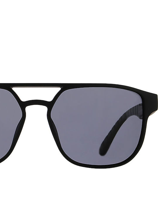 Red Bull Spect Unisex Sunglasses with Black Frame and Black Polarized Lens