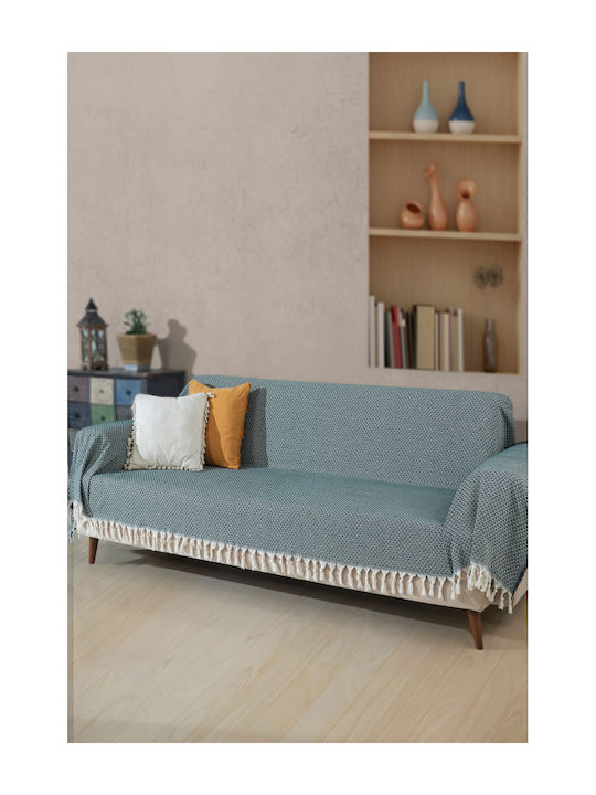 SteweHome Ριχτάρι Τριθέσιου Καναπέ 180x300εκ. Πράσινο