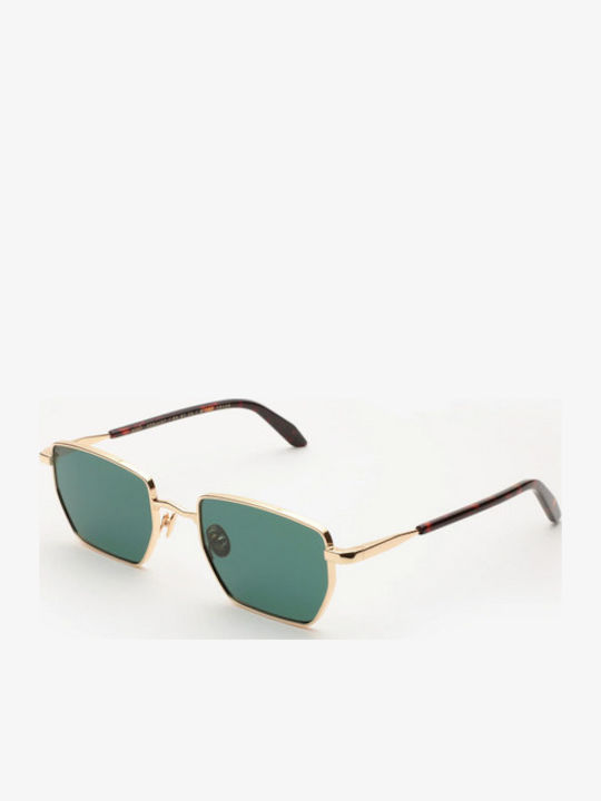 Gast Aether Unisex Γυαλιά Ηλίου με Χρυσό Σκελετό και Πράσινο Φακό AET02