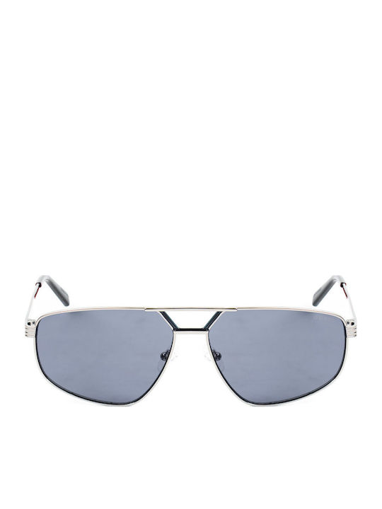 Guess Men's Sunglasses with Grey Metallic Frame and Grey Gradient Lens GF00044-08V
