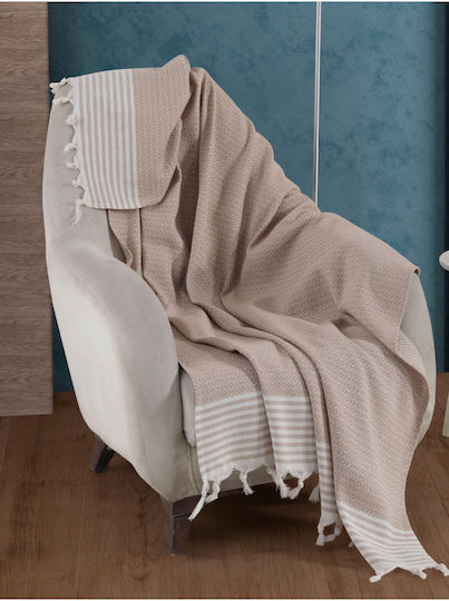 SteweHome Πολυθρόνας Π150xΜ180cm Μπεζ SteweHome Πολυθρόνας Π150xΜ180cm Μπεζ