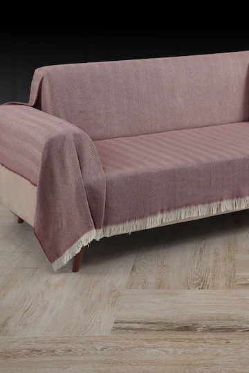 SteweHome Покривка За Триместен Диван 180x300см Бордо