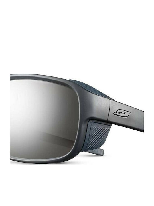 Julbo Montebianco 2 Men's Sunglasses with Black Plastic Frame and Black Mirror Lens J5411214
