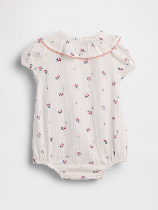 GAP Bodysuit Off White Floral GAP Bodysuit Off White Floral