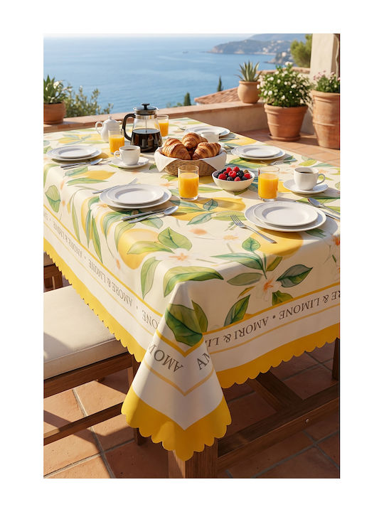 SteweHome Yellow Tablecloth 140x200cm