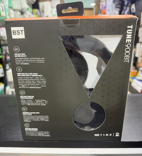 BST Tune 900BT Wireless Bluetooth Over Ear Headphones Black