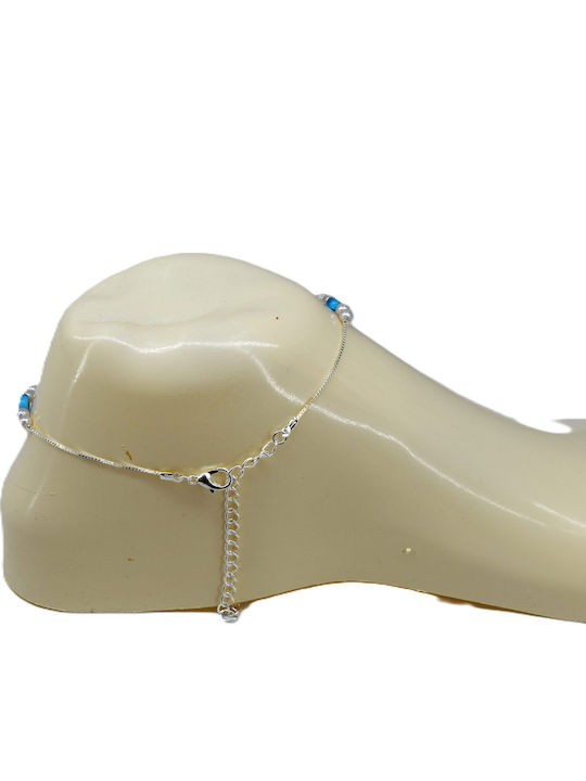 Elegant Αλυσίδα Ποδιού με Πέρλες 8cm
