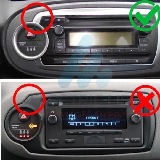Digital IQ Car Audio System for Toyota Yaris 2011-2015 (Bluetooth/USB/WiFi/GPS/Apple CarPlay/Android Auto) with 9" Touch Screen
