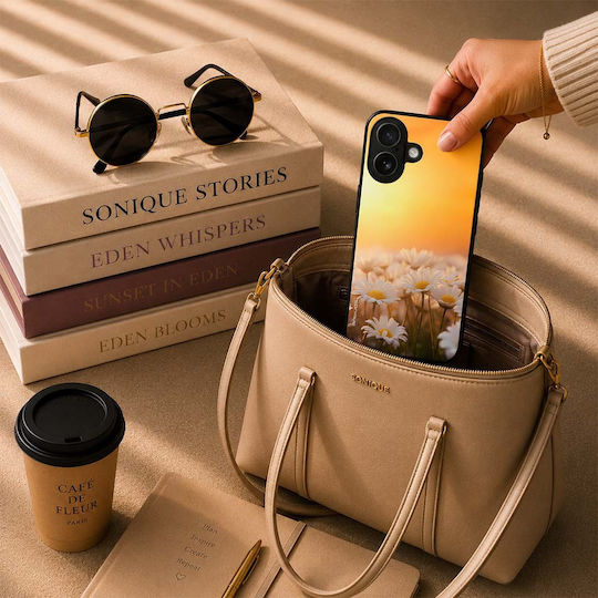Sonique Case Sunset In Eden Series Vivo Y01 4g Golden Daisy