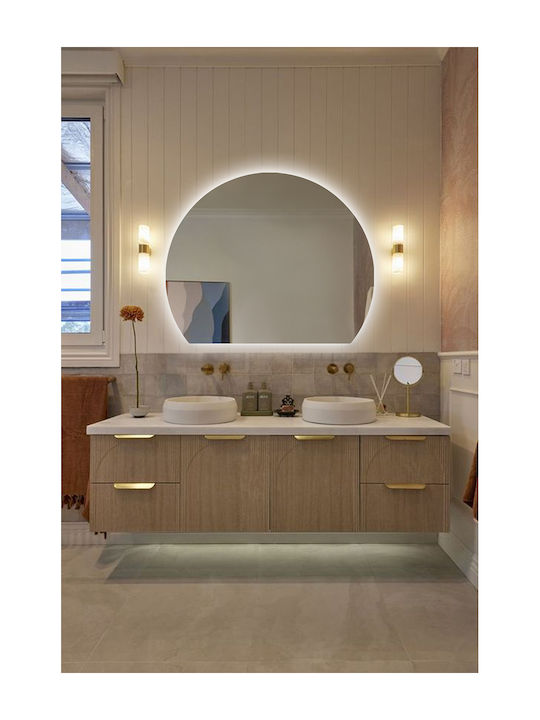 SteweHome Καθρέπτης Μπάνιου Led 45x50cm Λευκός