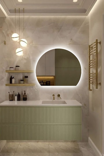 SteweHome STE-008227-V9461-129257 Καθρέπτης Led 65x70cm Λευκός SteweHome STE-008227-V9461-129257 Καθρέπτης Led 65x70cm Λευκός