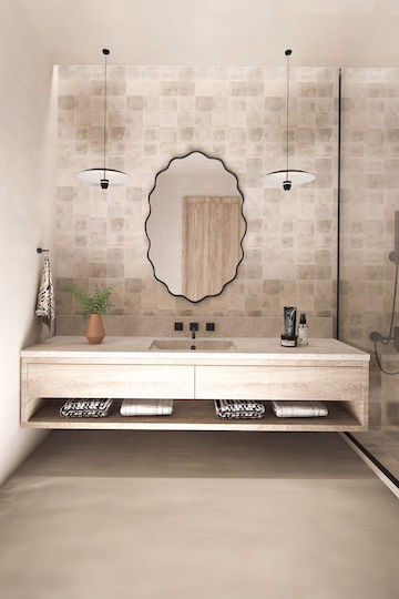 SteweHome Bathroom Mirror 50x90cm Gray