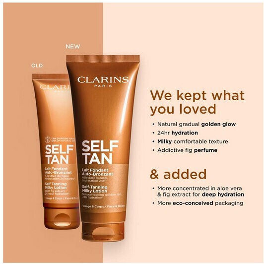 Clarins Milky Selbstbräuner Lotion für den Körper 125ml