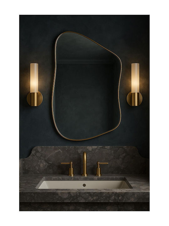 SteweHome SteweHome Badezimmerspiegel aus Metall 50x70cm Grau