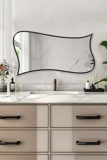 SteweHome Καθρέπτης Μπάνιου 56x102cm Γκρι