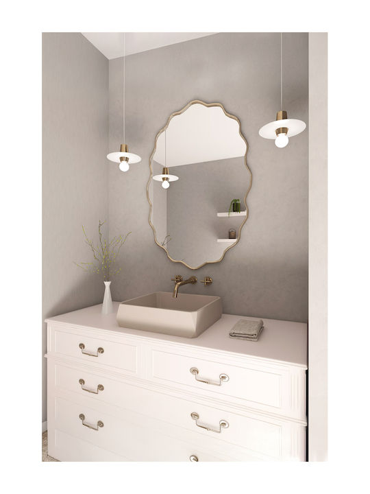 SteweHome Bathroom Mirror 65x40cm Silver