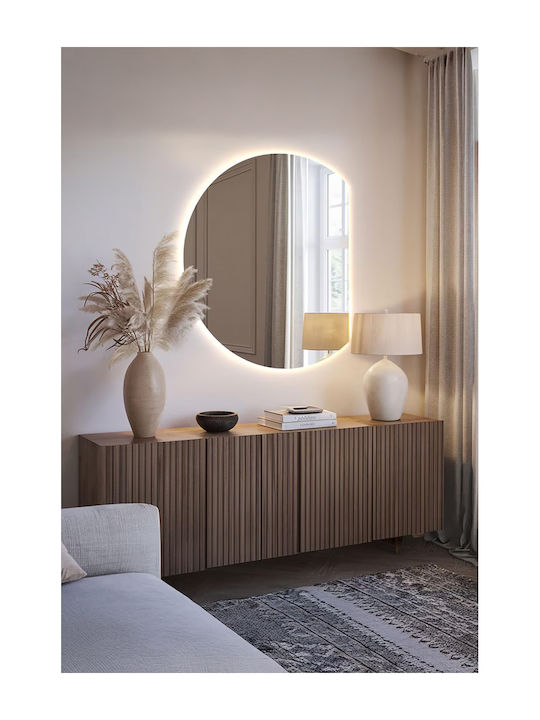 SteweHome Bathroom Mirror Led 35x40cm Yellow