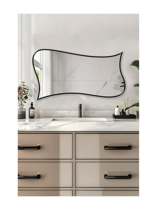 SteweHome Καθρέπτης Μπάνιου 80x140cm Ασημί