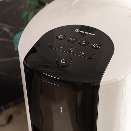 Morris Вентилатор Тип Кула 65W с Дистанционно Бял