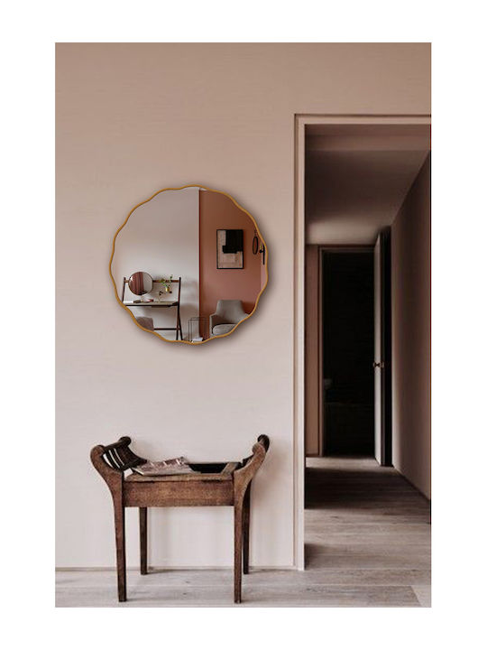 SteweHome Καθρέπτης Μπάνιου 70x70cm Ασημί