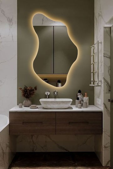 SteweHome STE-009982-V9775-129786 Καθρέπτης Led 60x110cm Λευκός SteweHome STE-009982-V9775-129786 Καθρέπτης Led 60x110cm Λευκός