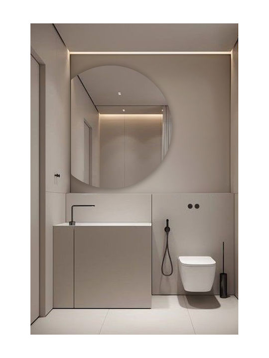 SteweHome SteweHome Badezimmerspiegel Aus Metall 75x99cm Grau