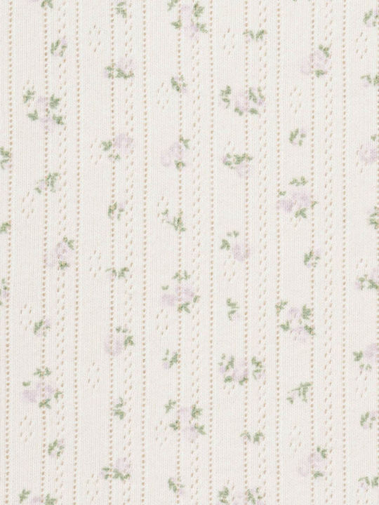 Γυναικείο Crop Top Βαμβακερό Floral White Floral Print