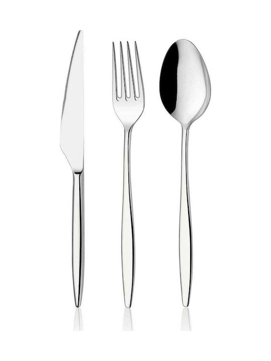 SteweHome Cutlery Set Stainless Steel Pink 24 Pieces