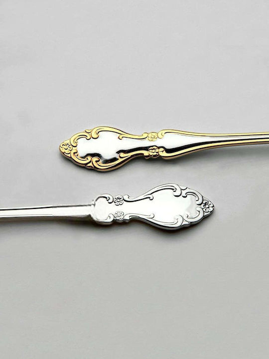 SteweHome Cutlery Set Stainless Steel Gold 89 Pieces