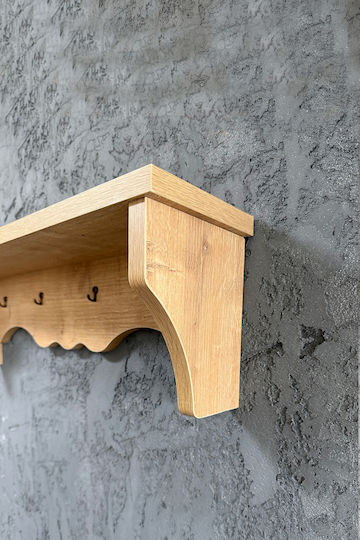 Wandregal Braune 60x14x14cm
