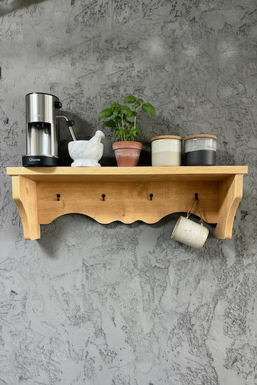 Wandregal Braune 60x14x14cm