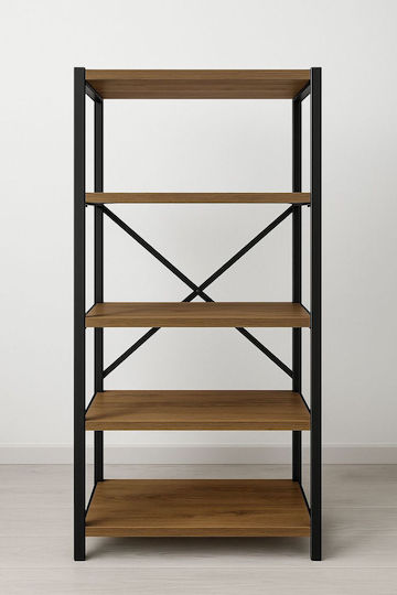 Βιβλιοθήκη Καφέ 52x25x150εκ.